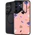 Pink Terrazzo Galaxy S25 Kickstand Case